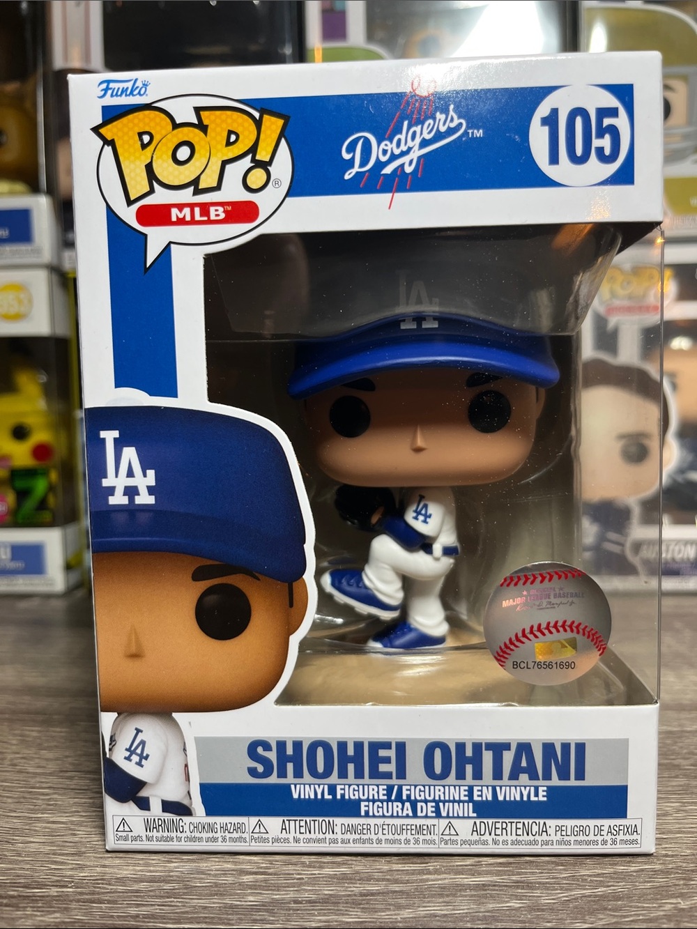 Funko Pop! Shohei Ohtani Dodgers Vinyl Figure - Blue White